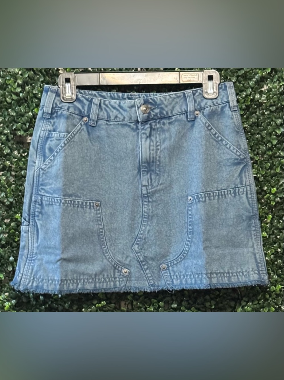 FREE PEOPLE We The Free Tenon Distressed Mini Skirt - Picture 7 of 16